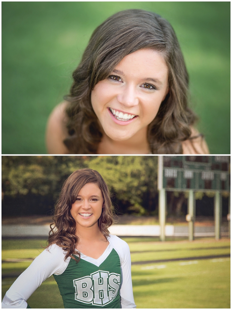 Class of 2015 senior session for this Beaufort High School cheerleader