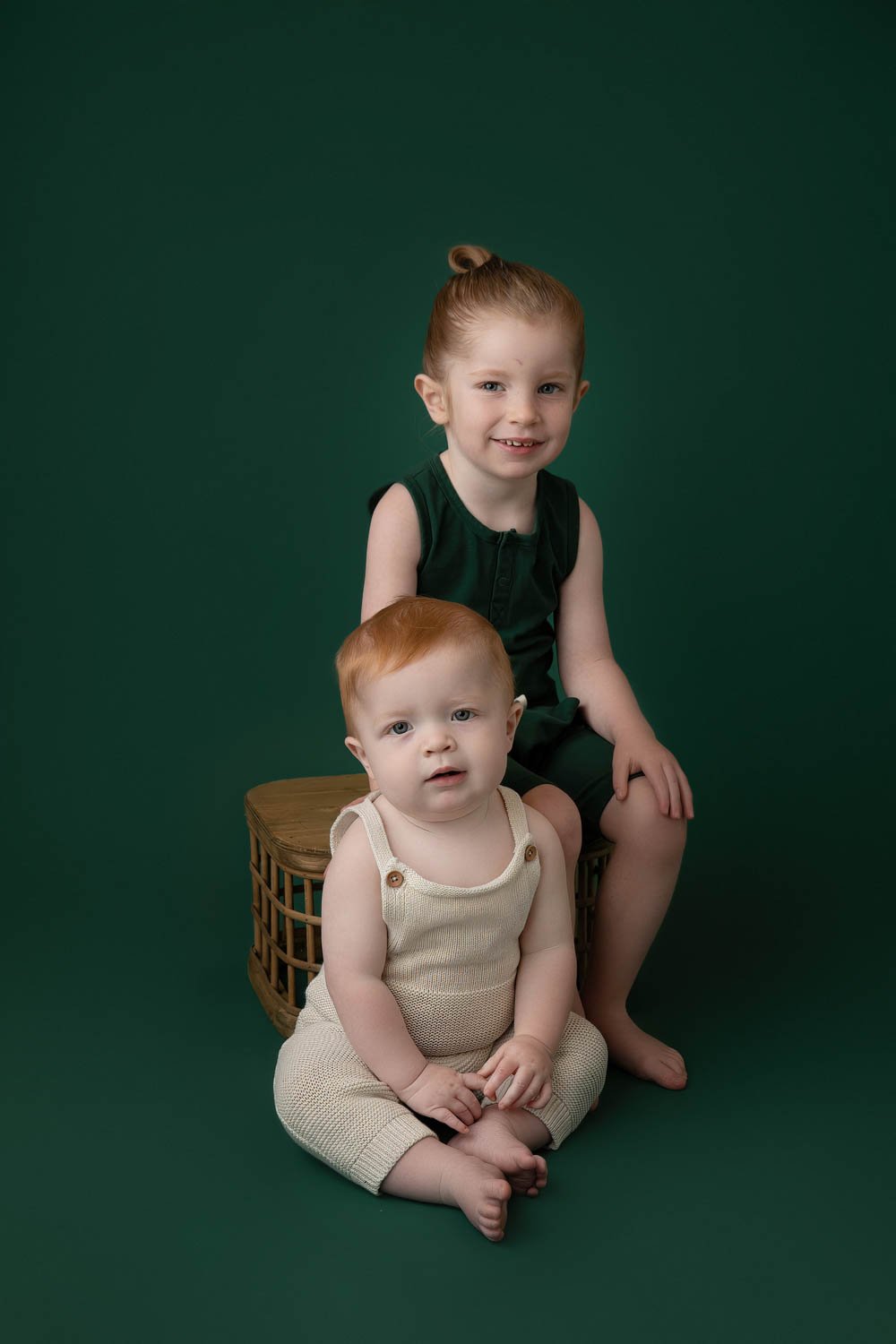 Fennec & Leif - Sibling Studio Portraits - Nadia Hurtt Photography